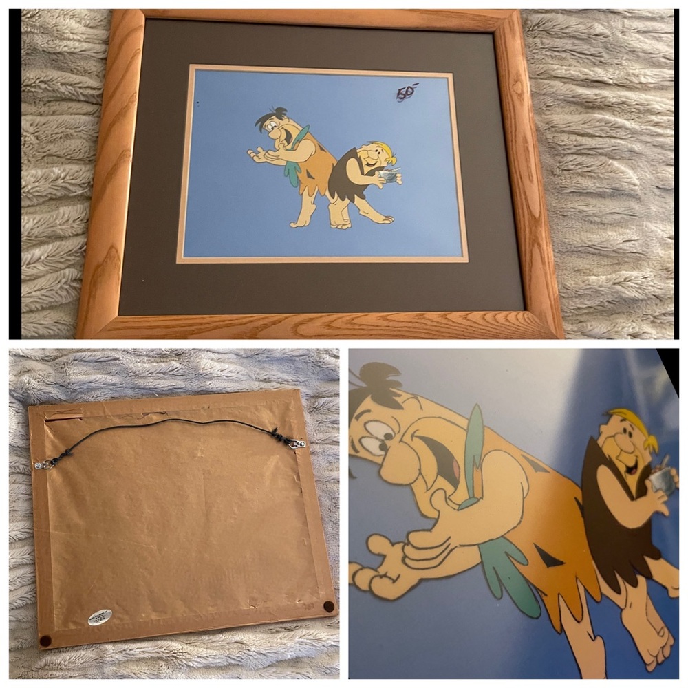 Vintage The Flintstones Cartoon Animation.